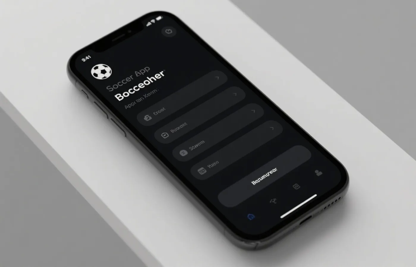 五大联赛APP界面示意